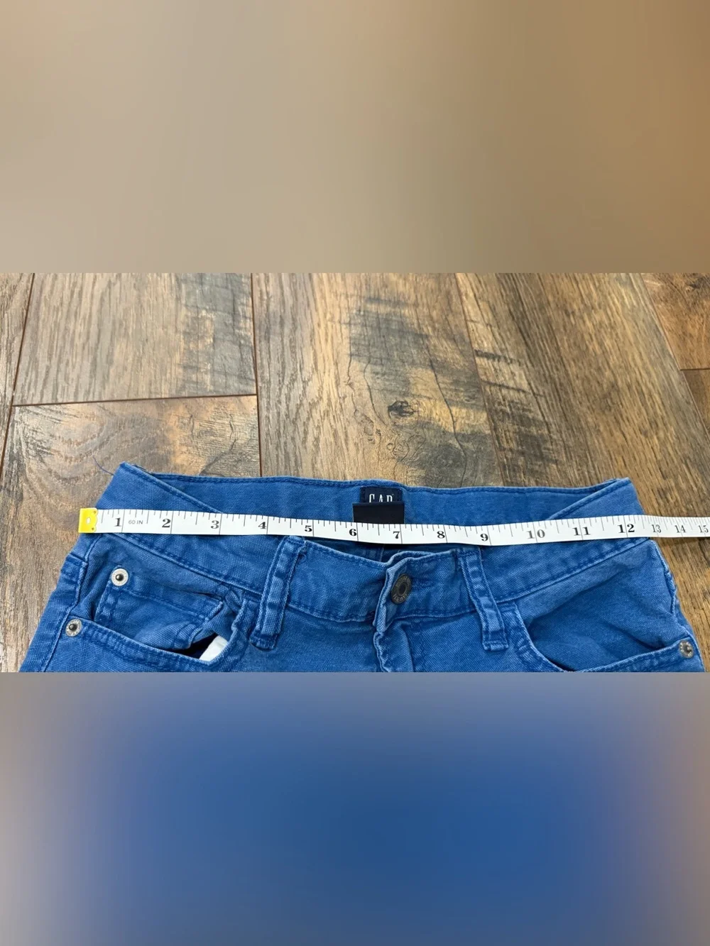Gap Boys Straight Leg Blue Jeans, Size 14, Stretch, Adjustable Waist